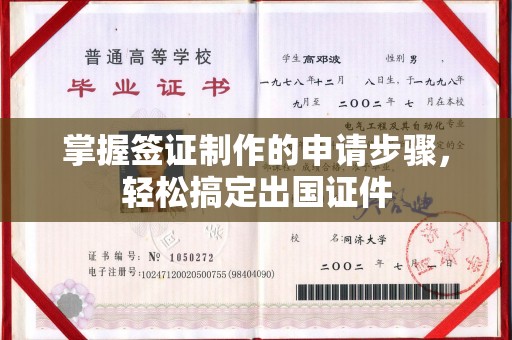 抚松掌握签证制作的申请步骤，轻松搞定出国证件