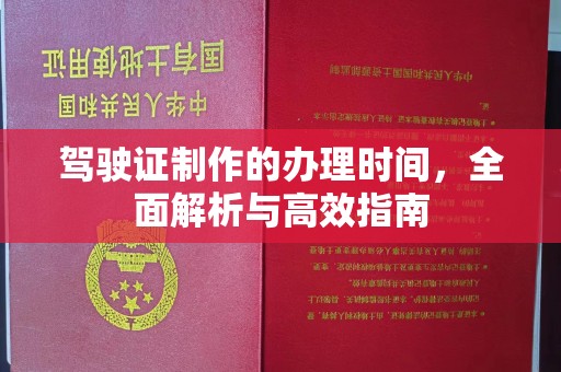 抚松驾驶证制作的办理时间，全面解析与高效指南